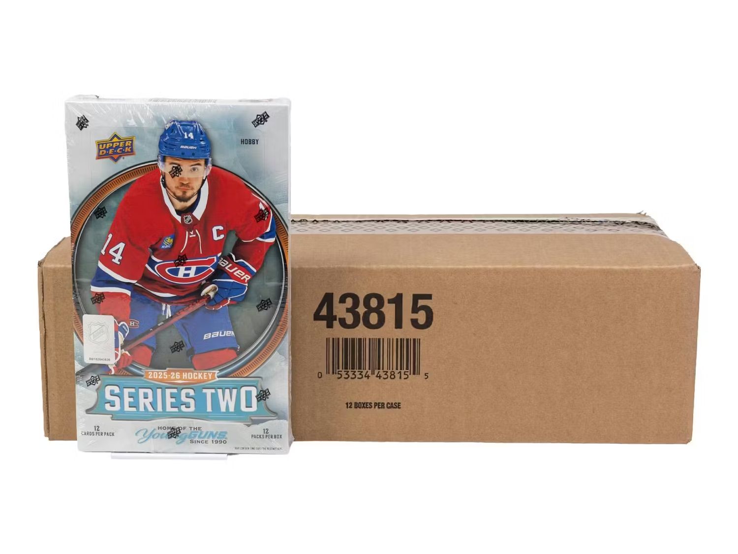 2025-26 Upper Deck Series 2 Hockey Hobby 12-Box Case