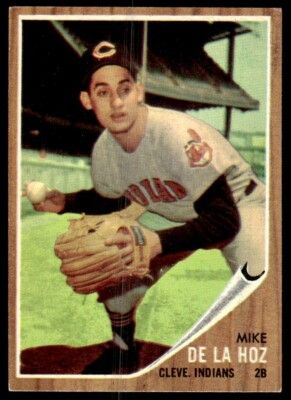 1962 Topps Mike De La Hoz #123 PSA 6 (EX-MT) #04583649