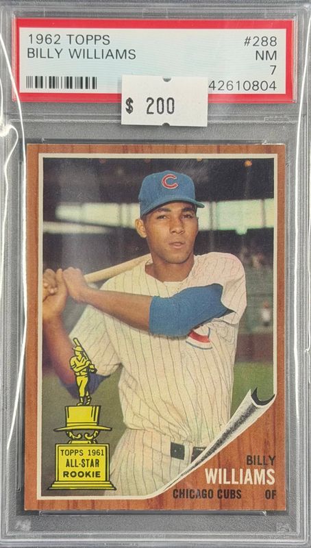 1962 Topps Billy Williams #288 PSA 7 (NM) #42610804