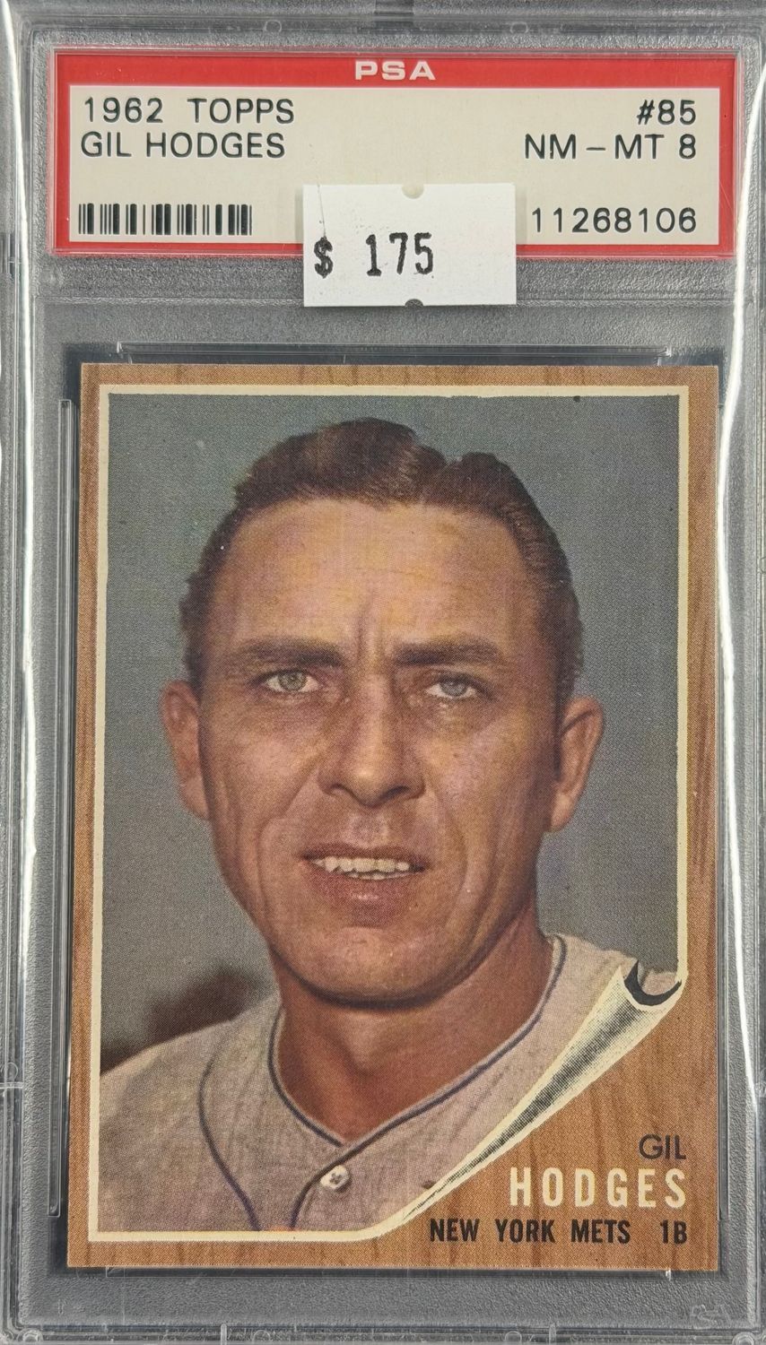 1962 Topps Gil Hodges #85 PSA 8 (NM-MT) #11268106