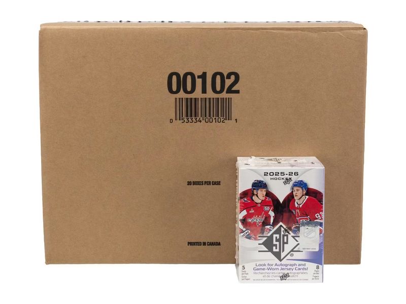 2025-26 Upper Deck SP Hockey Blaster 20-Box Case