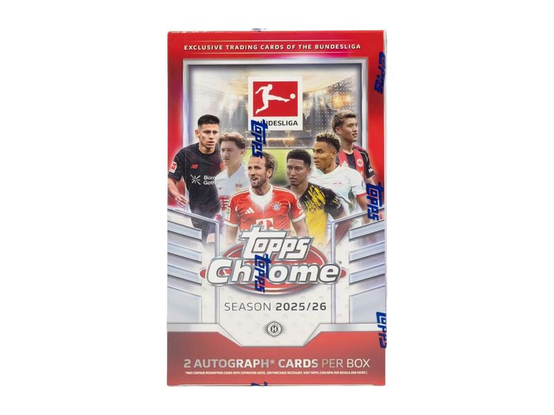 2025-26 Topps Chrome Bundesliga Soccer Hobby Box