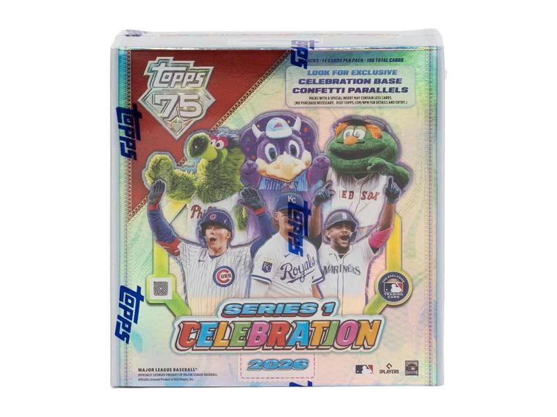 2026 Topps Series 1 Baseball Celebration Mega Box