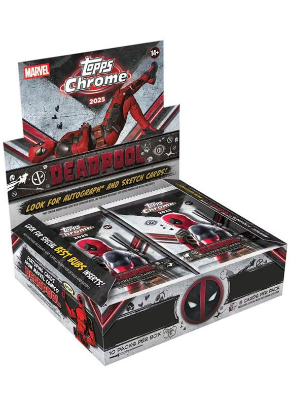 2025 Topps Chrome Marvel Deadpool Hobby Box