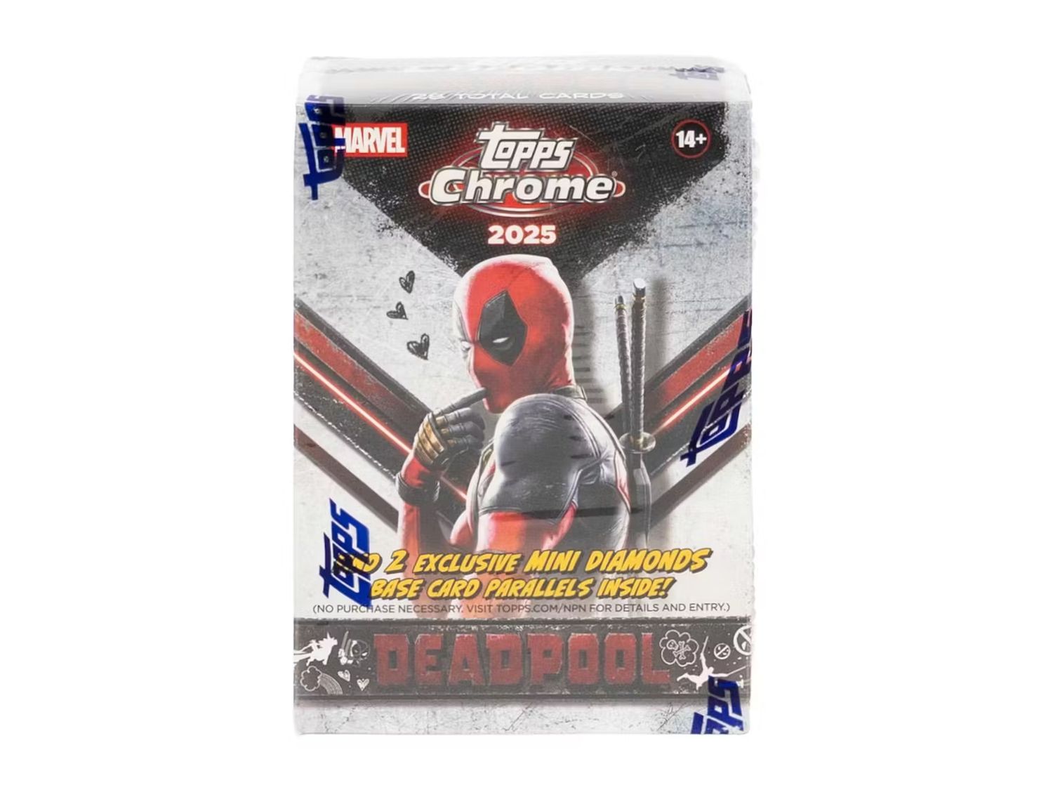 2025 Topps Chrome Marvel Deadpool Value Blaster Box