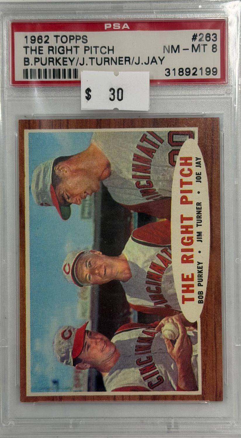 1962 Topps The Right Pitch #263 PSA 8 (NM-MT) #31892199