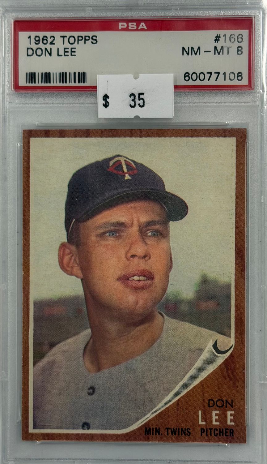 1962 Topps Don Lee #166 PSA 8 (NM-MT) #60077106