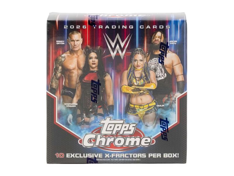 2026 Topps Chrome WWE Wrestling Mega Box