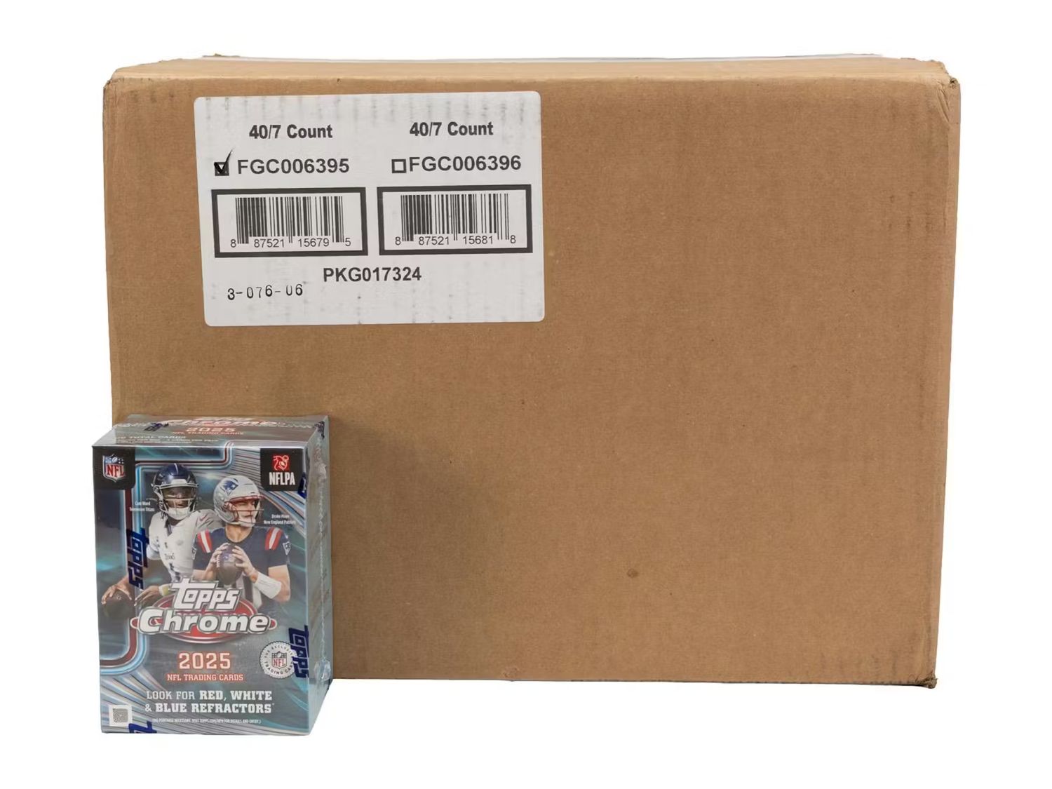 2025 Topps Chrome Football Value Blaster 40-Box Case [Topps Direct]
