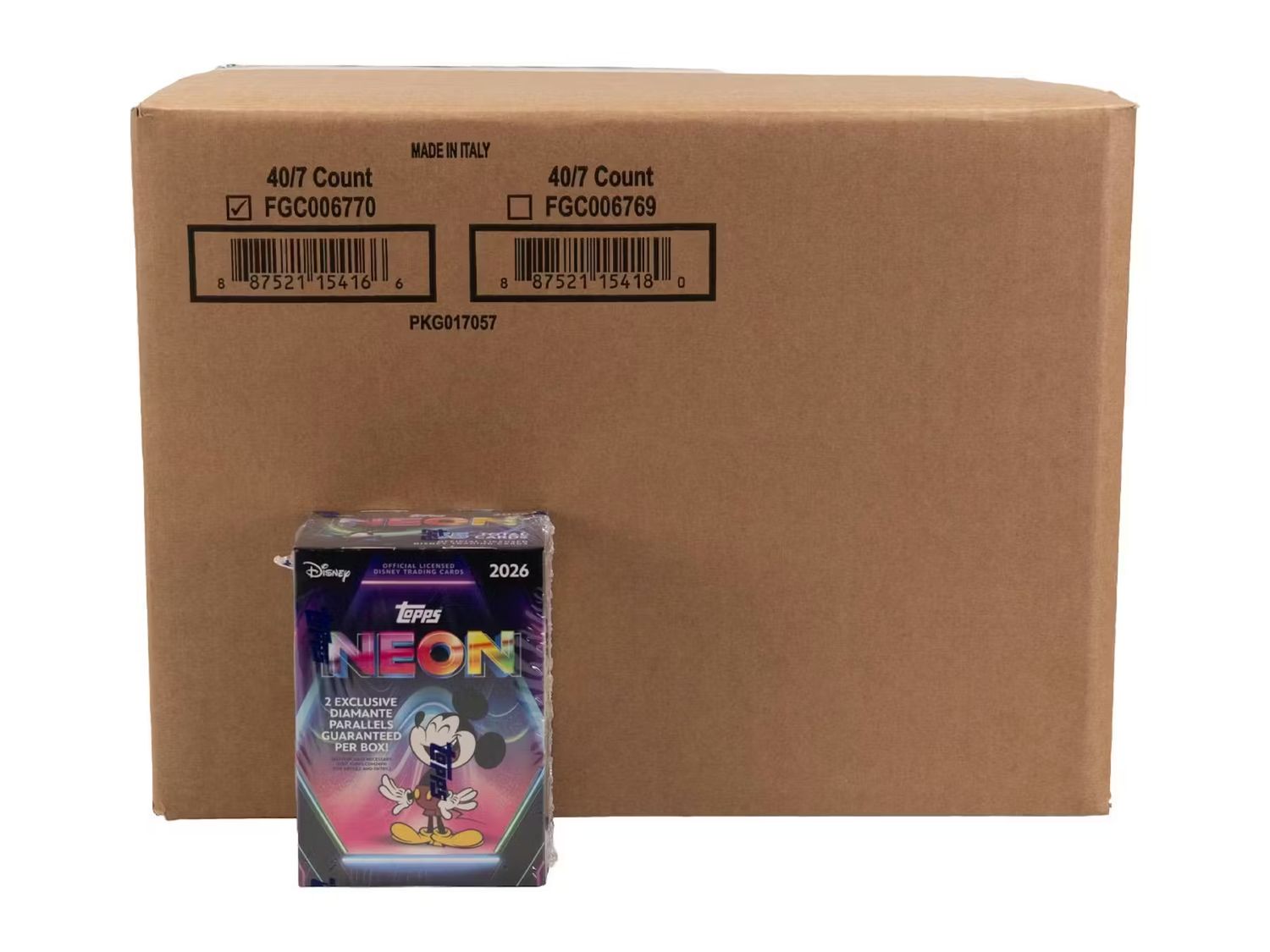 2026 Topps Disney Neon Value Blaster 40-Box Case [Topps Direct]