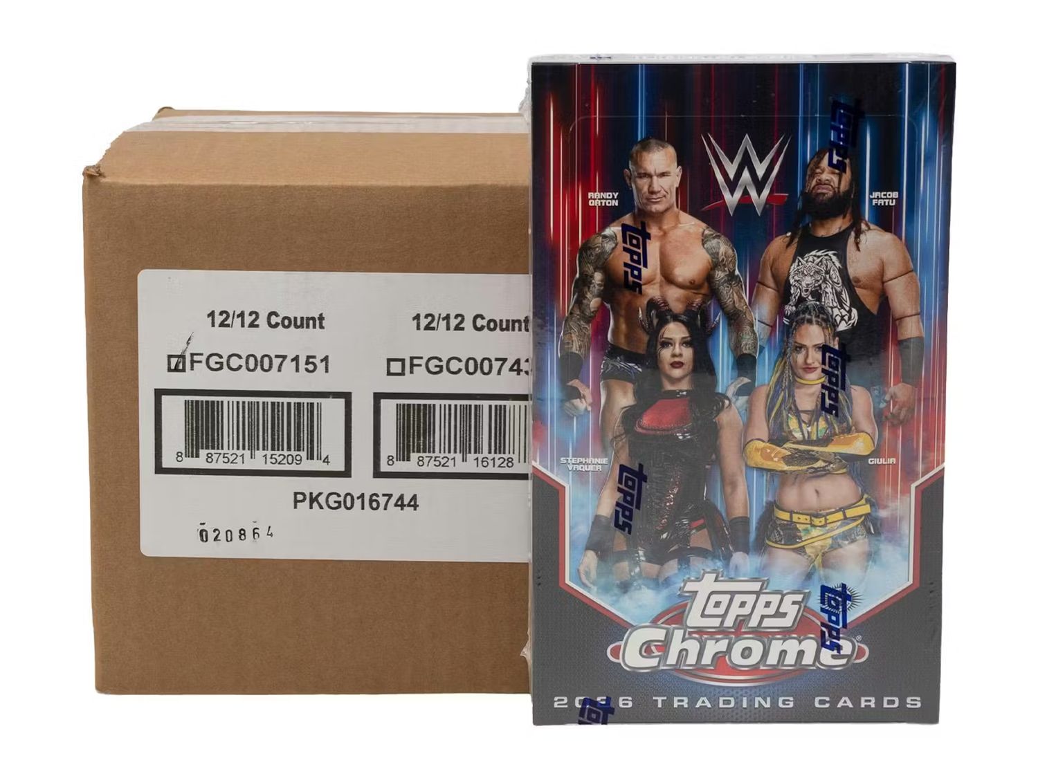 2026 Topps Chrome WWE Wrestling Hobby 12-Box Case [Topps Direct]