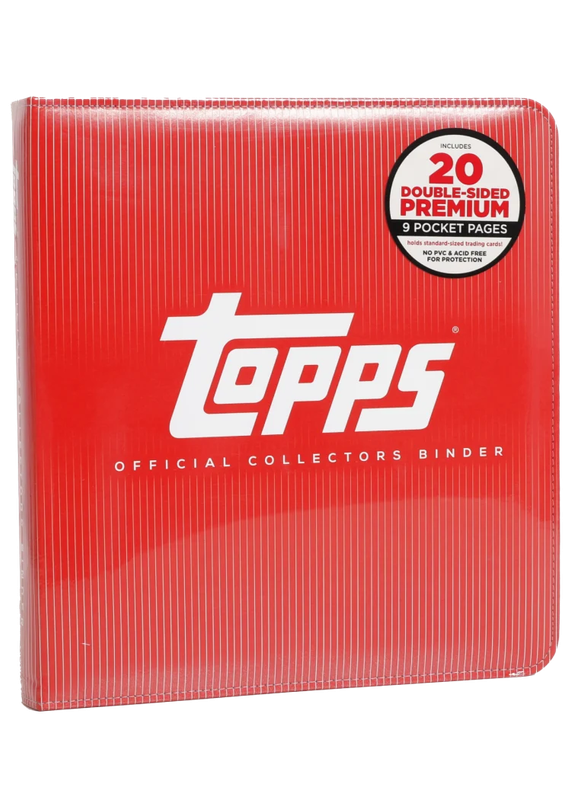 Fanatics 2026 Topps Red Official Collectors Kit 3-Ring Binder