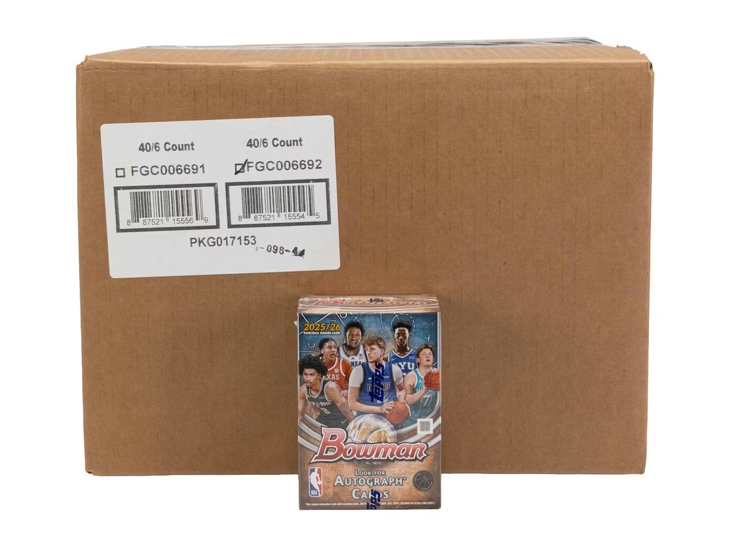 2025-26 Bowman University Basketball Value Blaster 40-Box Case [Topps Direct]