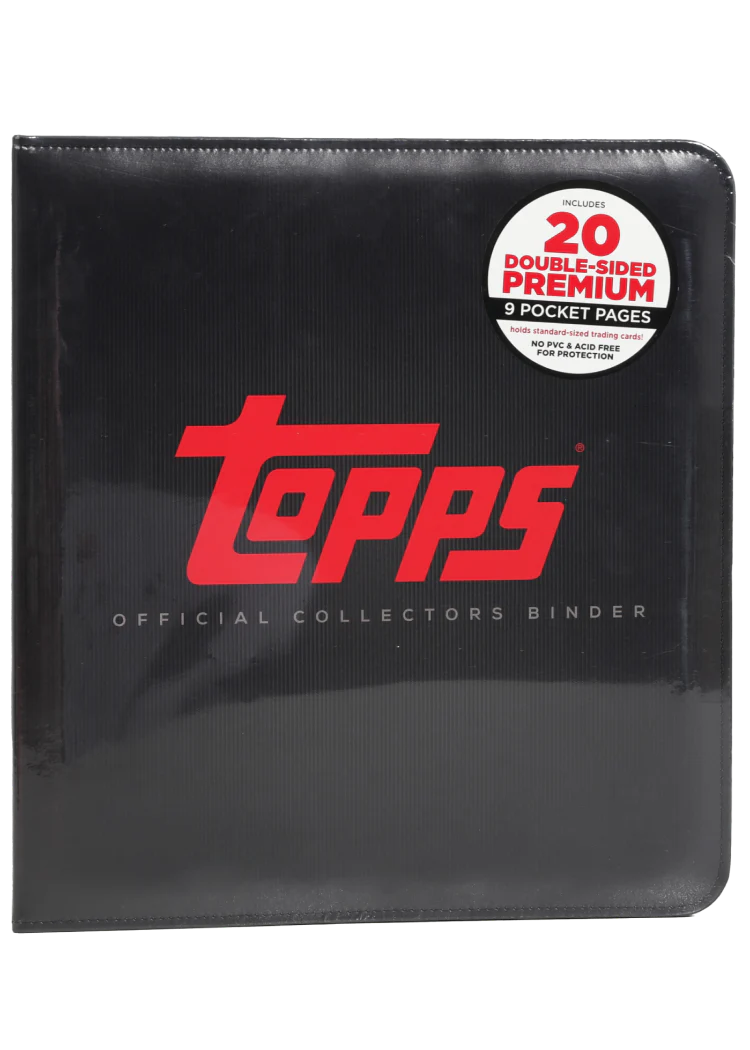Fanatics 2026 Topps Black Official Collectors Kit 3-Ring Binder