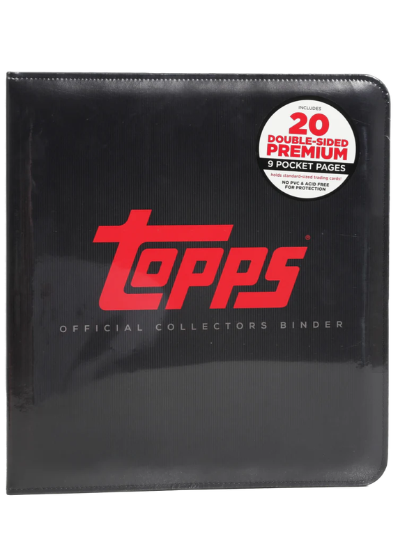 Fanatics 2026 Topps Black Official Collectors Kit 3-Ring Binder
