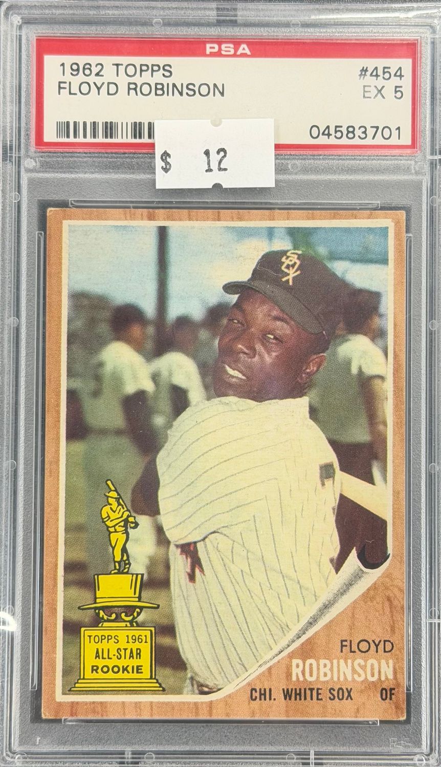 1962 Topps Floyd Robinson #454 PSA 5 (EX) #04583701