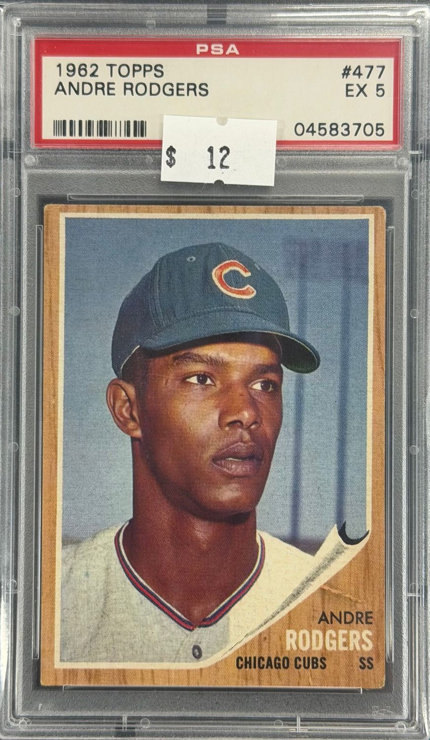 1962 Topps Andre Rodgers #477 PSA 5 (EX) #04583705