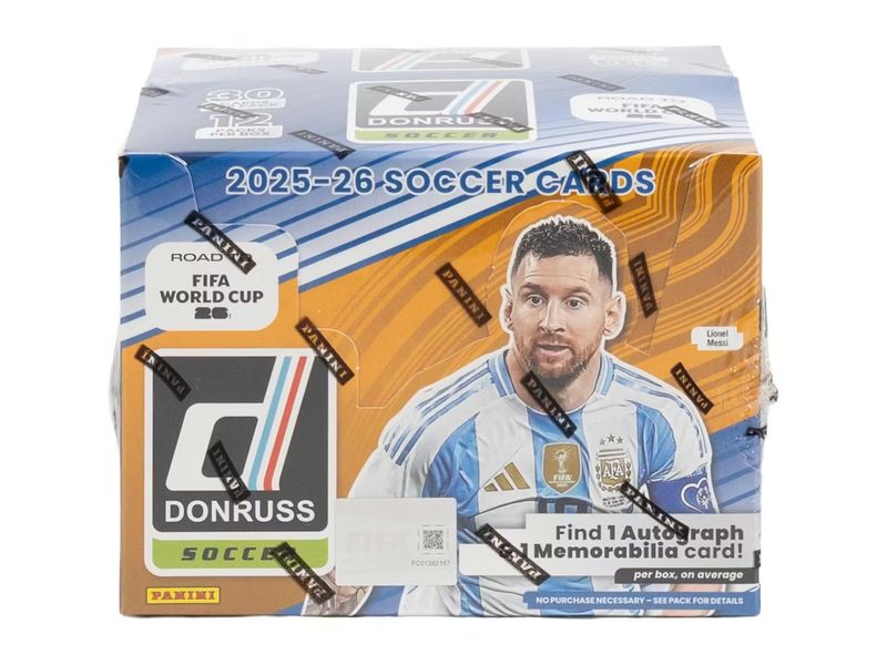 2025-26 Panini Donruss Road to FIFA World Cup Soccer Hobby Box