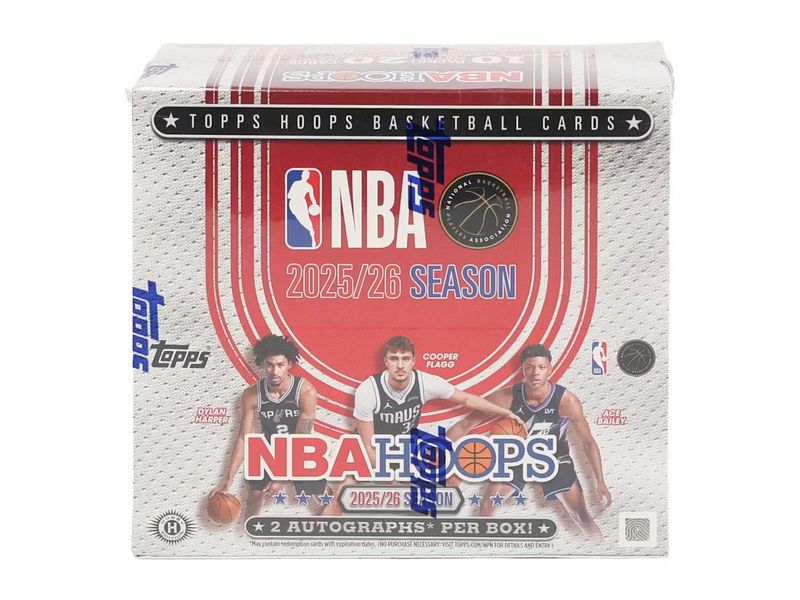 2025-26 Topps NBA Hoops Basketball Hobby Jumbo Box