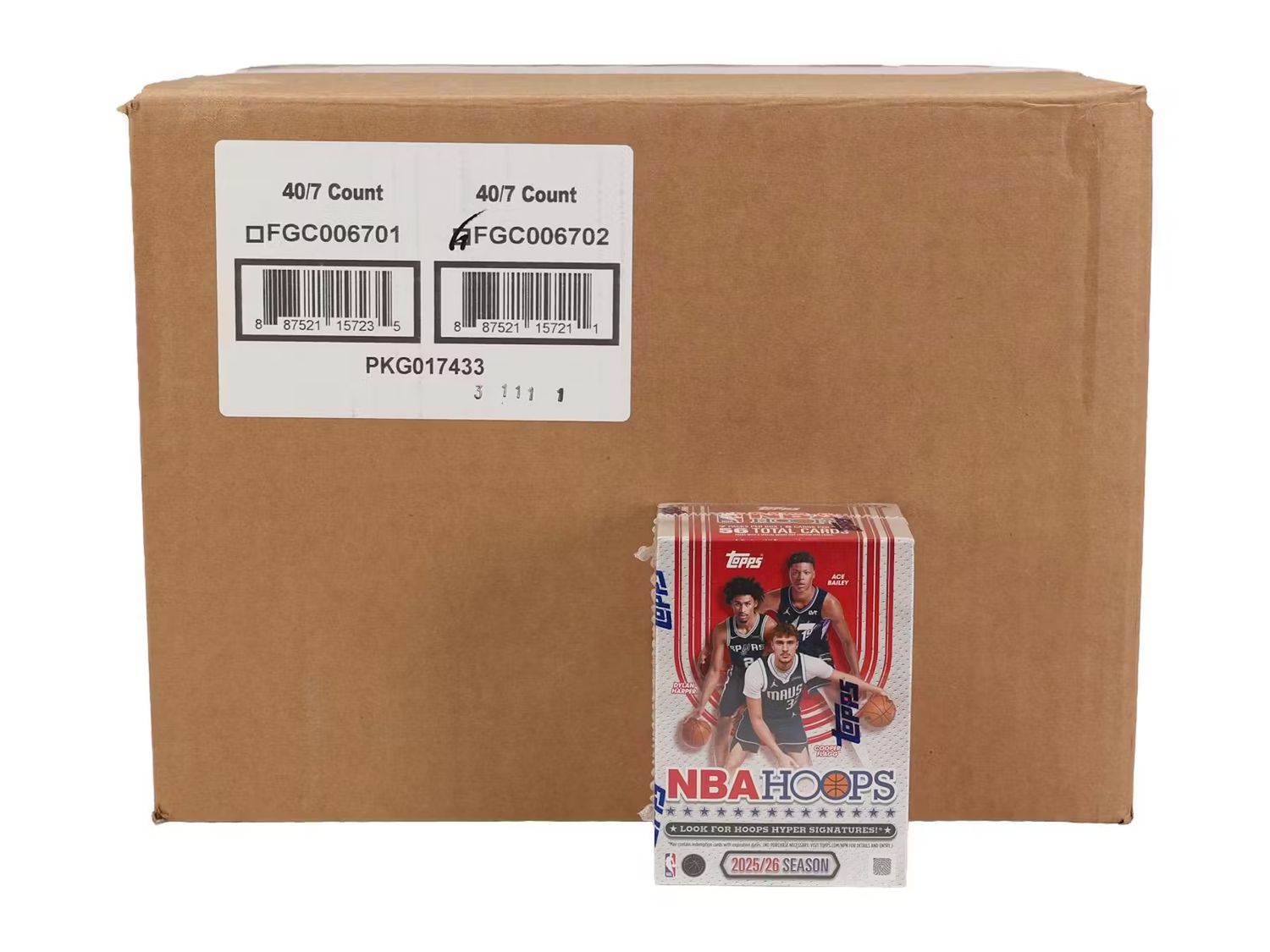2025-26 Topps NBA Hoops Basketball Value Blaster 40-Box Case [Topps Direct]