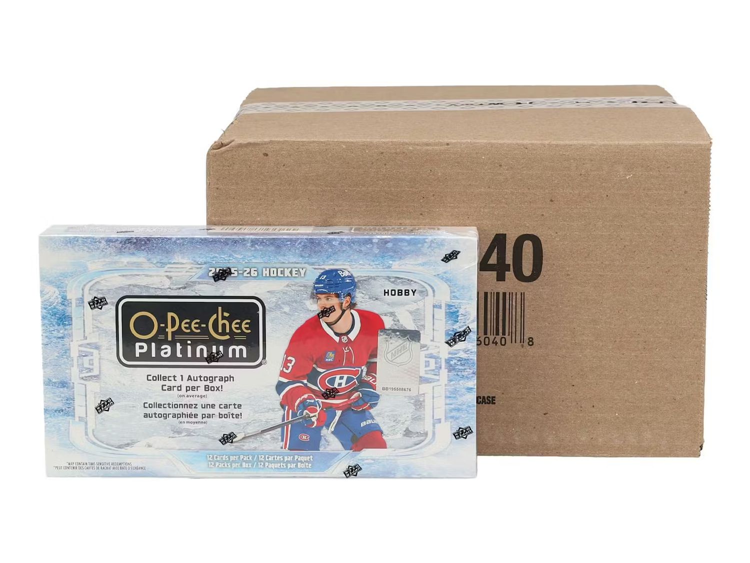 2025-26 Upper Deck O-Pee-Chee Platinum Hockey Hobby 8-Box Case