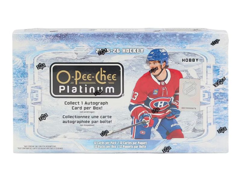 2025-26 Upper Deck O-Pee-Chee Platinum Hockey Hobby Box