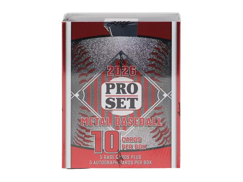 2026 Leaf Pro Set Metal Baseball Hobby Box