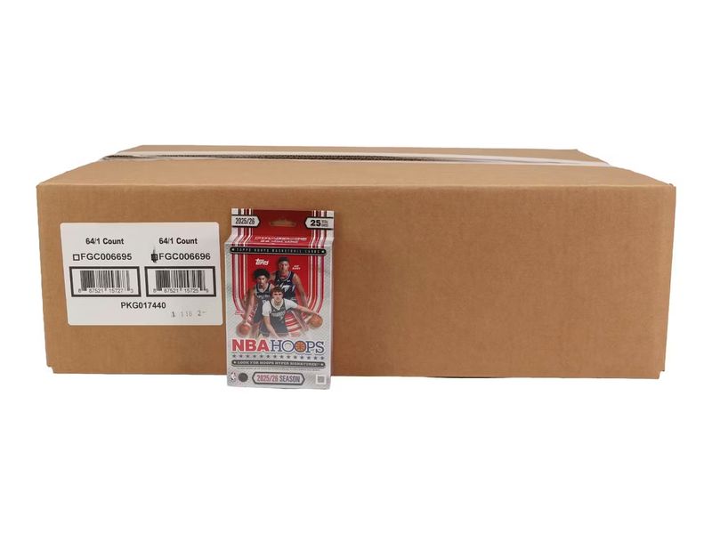 2025-26 Topps NBA Hoops Basketball Hanger 64-Box Case [Topps Direct]