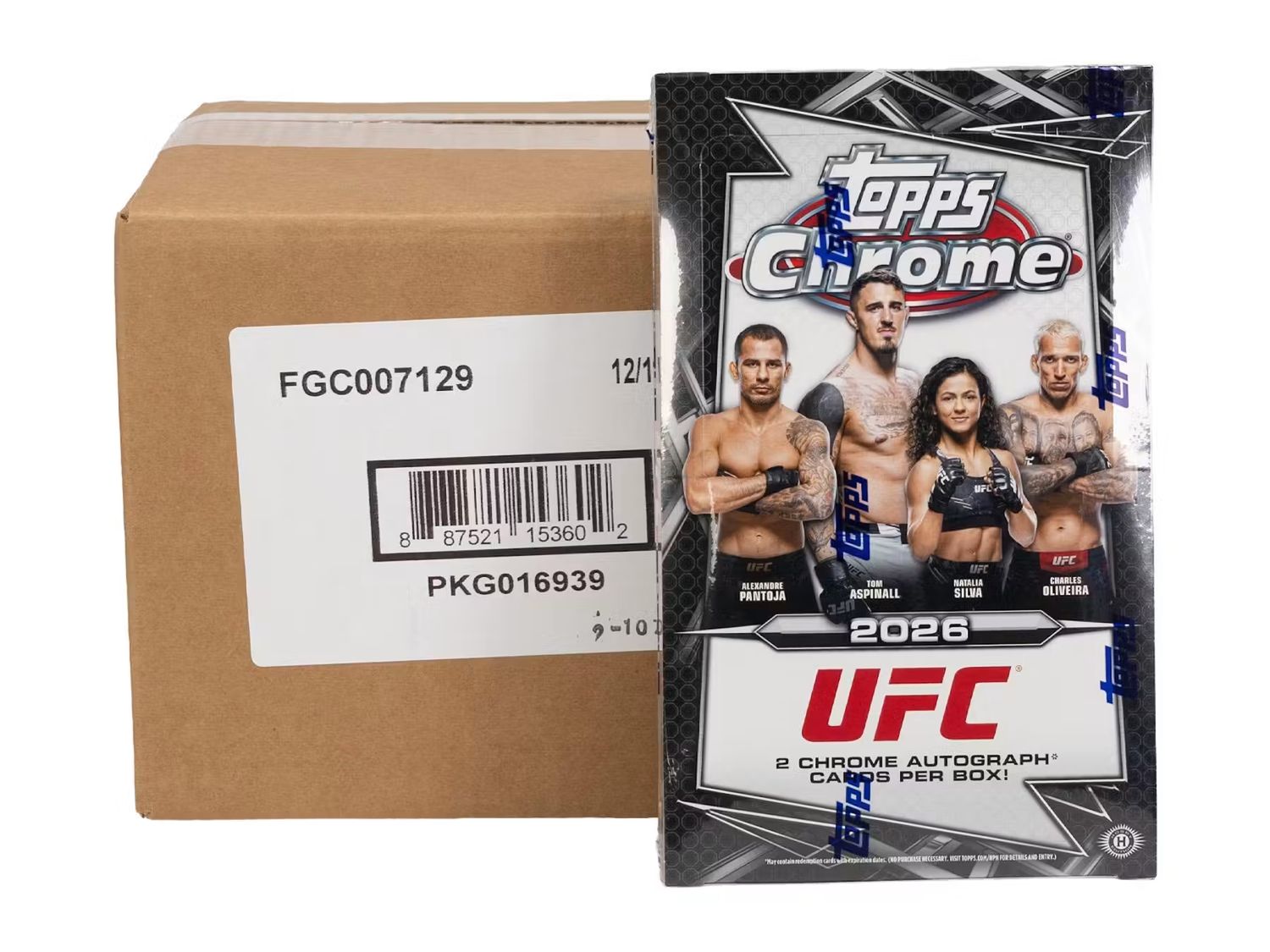 2026 Topps Chrome UFC Hobby 12-Box Case [Topps Direct]