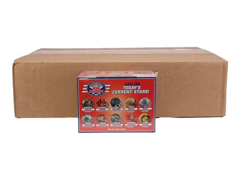 2026 TRISTAR Hidden Treasures Autographed Football Mini 8-Helmet Case
