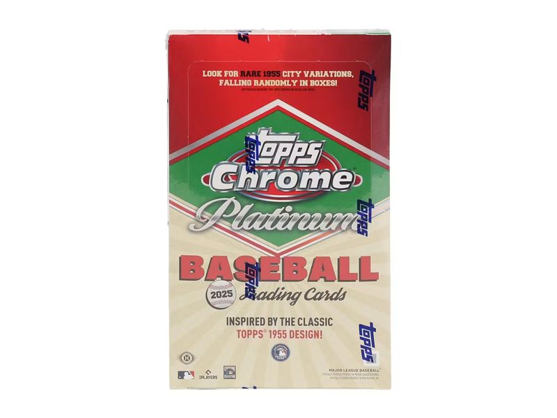 2025 Topps Chrome Platinum Baseball Hobby Box