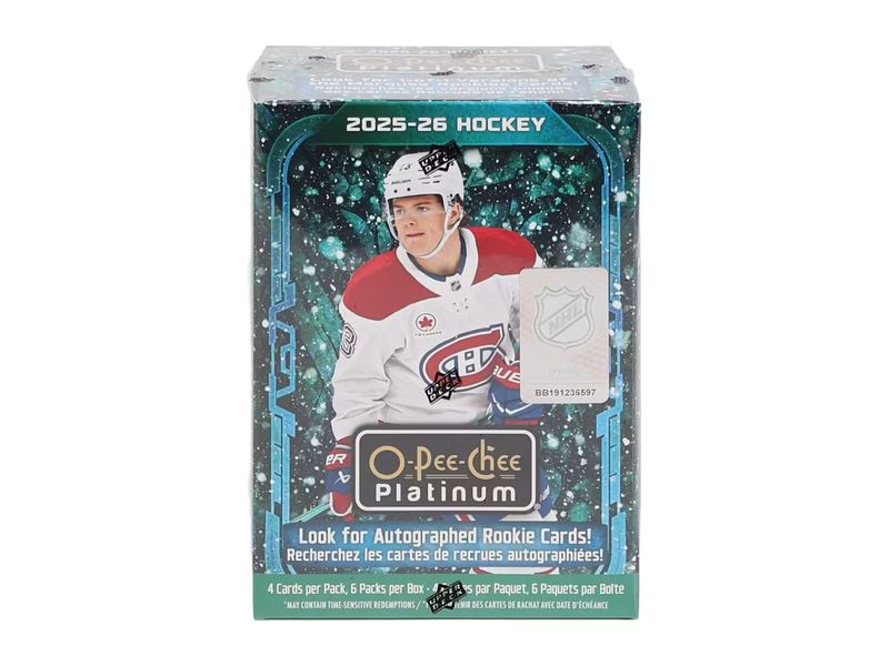 2025-26 Upper Deck O-Pee-Chee Platinum Hockey Blaster Box