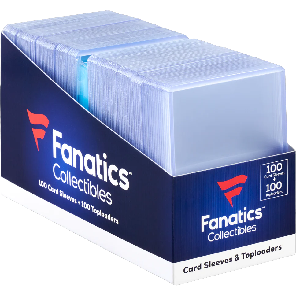 35PT. Fanatics 3x4 Toploaders and Sleeves 100ct. Combo