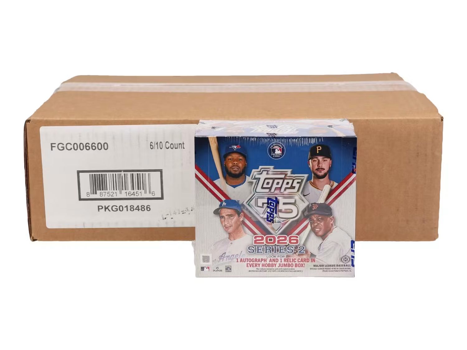 2026 Topps Series 2 Baseball Hobby Jumbo 6-Box Case [Topps Direct]