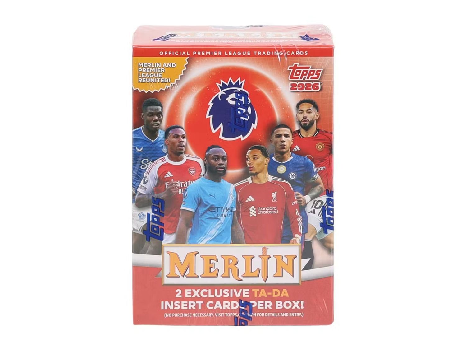2025-26 Topps Chrome Merlin Premier League EPL Soccer Value Blaster Box