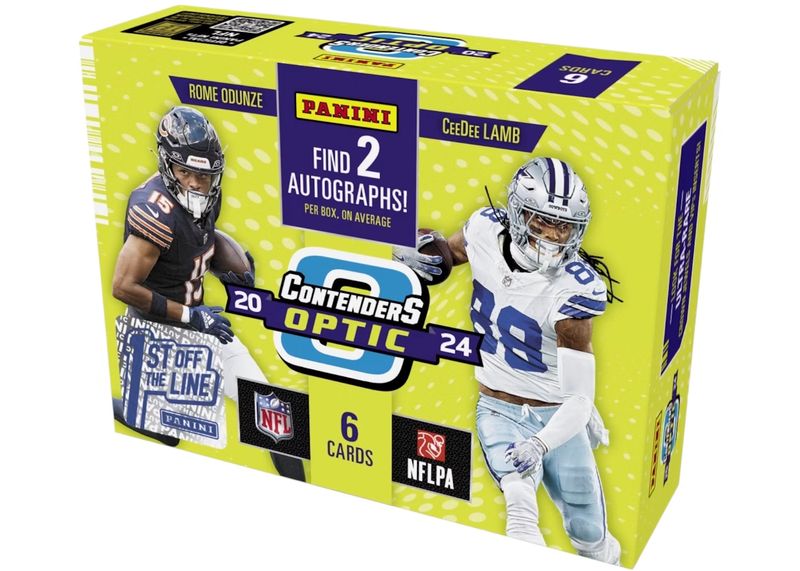2024 Panini Contenders Optic 1st Off The Line Football Hobby Box