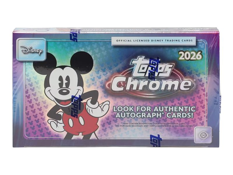 2026 Topps Chrome Disney Hobby Box