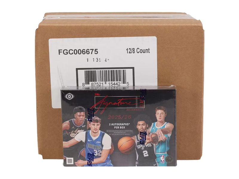2025-26 Topps Signature Class Basketball Hobby 12-Box Case [Topps Direct]