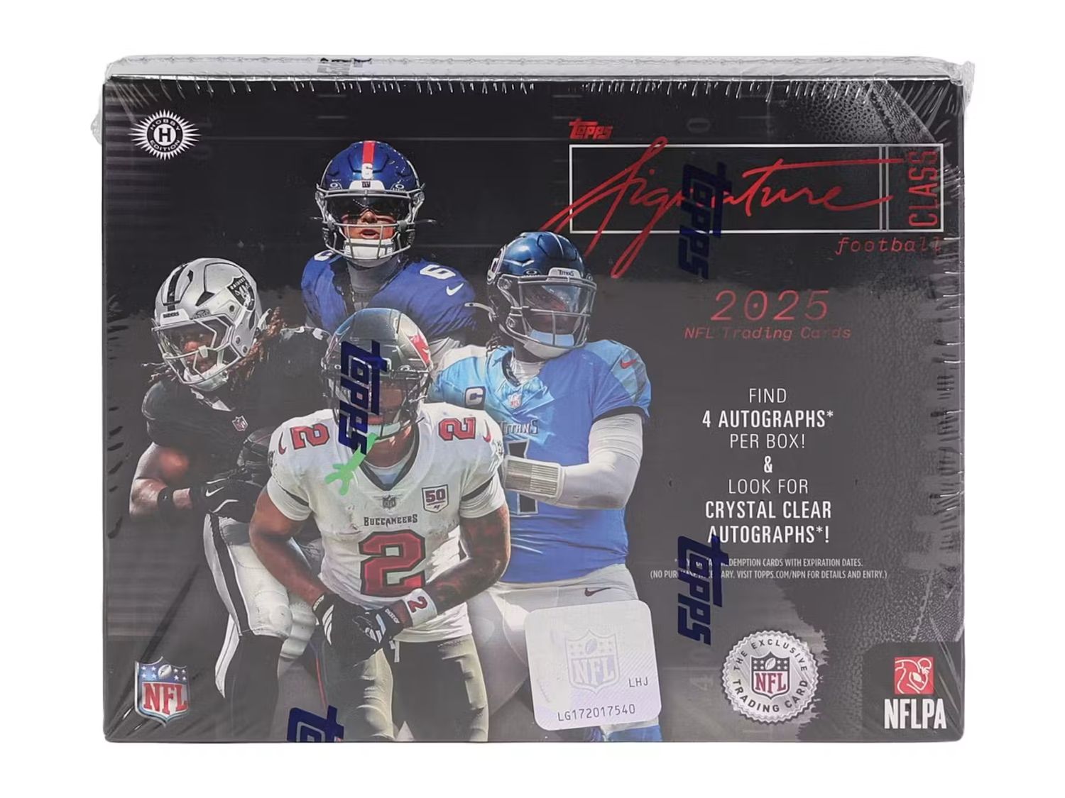 2025 Topps Signature Class Football Hobby Jumbo Box