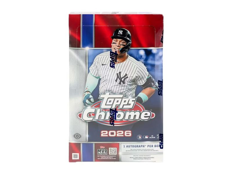 2026 Topps Chrome Baseball Hobby Box 2026 Topps Chrome Baseball Hobby Box
