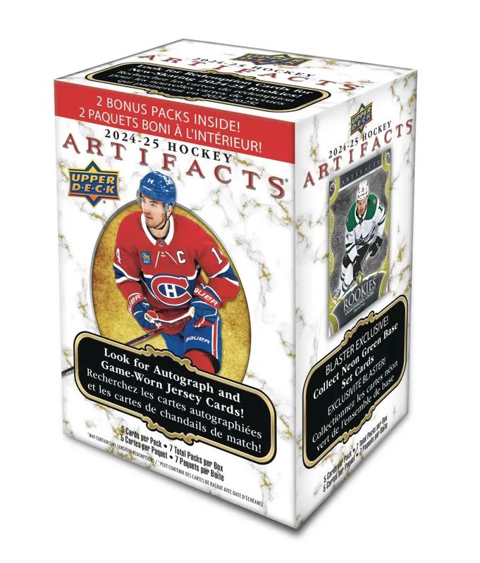 2024-25 Upper Deck Artifacts Hockey Blaster Box 2024-25 Upper Deck Artifacts Hockey Blaster Box