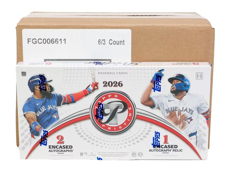 2026 Topps Pristine Baseball Hobby 6-Box Case [Topps Direct]