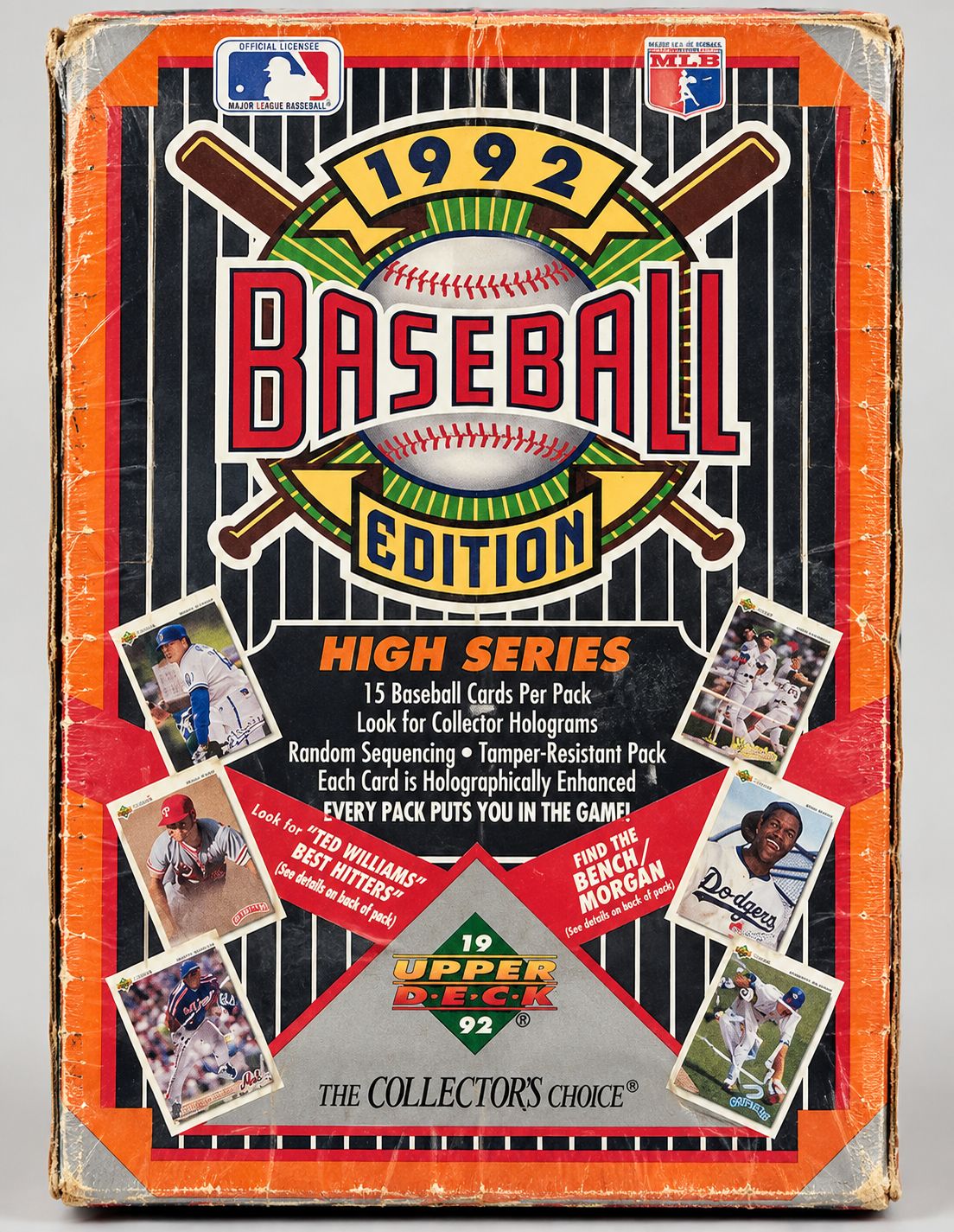 1992 Upper Deck High Series Baseball Wax Box