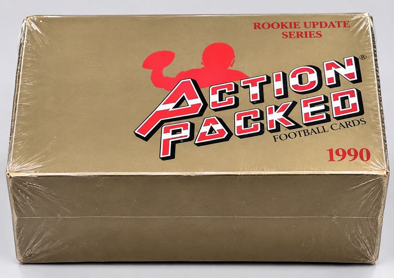 1990 Action Packed Football [Rookie Update] Wax Box