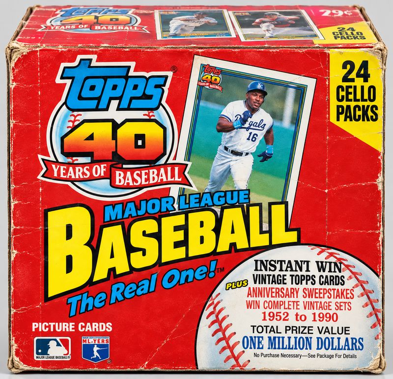 1991 Topps Baseball Cello Box