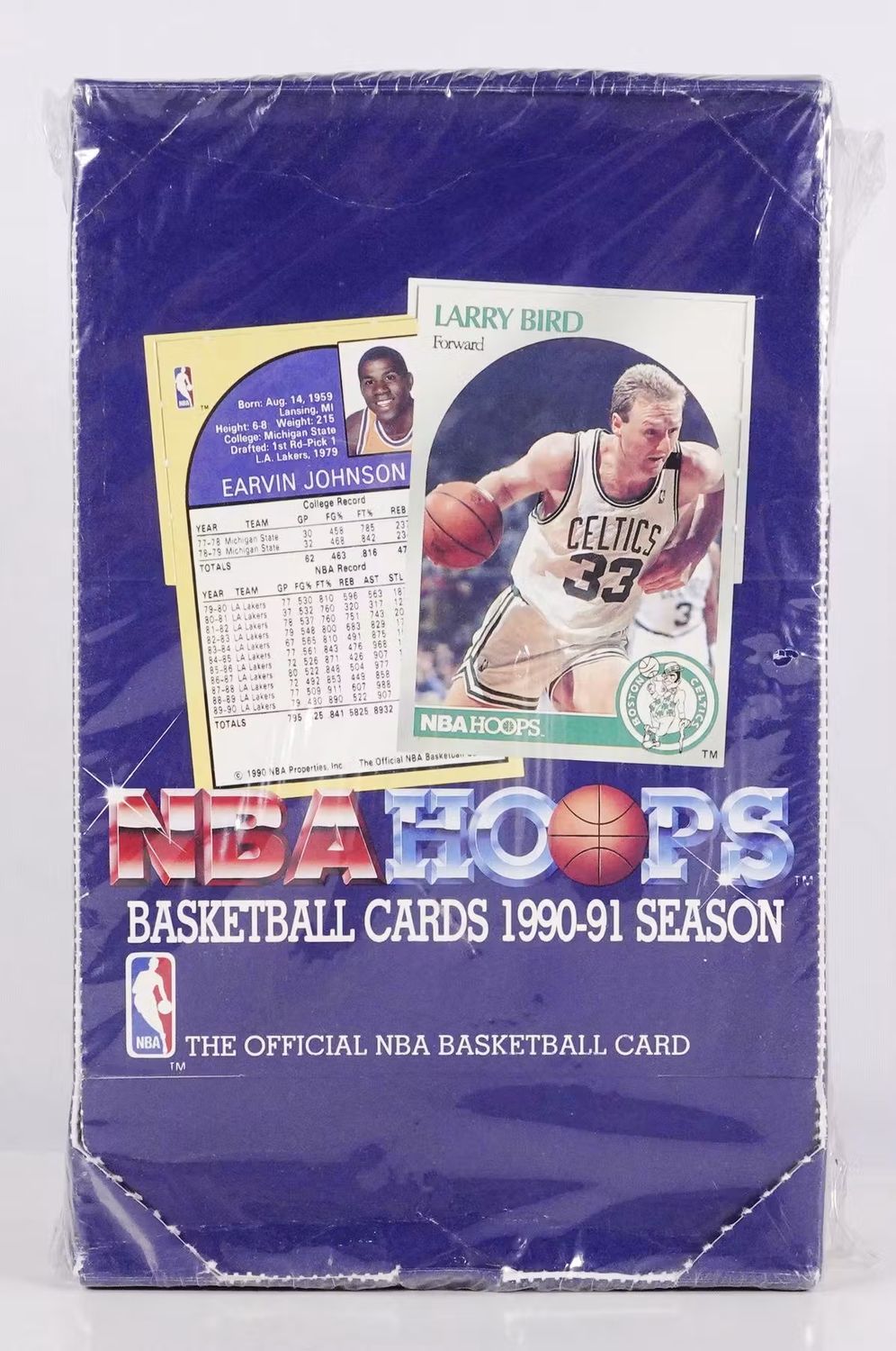 1990-91 NBA Hoops Series 1 Basketball Wax Box
