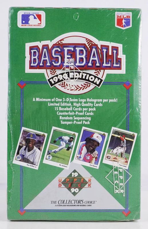 1990 Upper Deck Baseball Wax Box