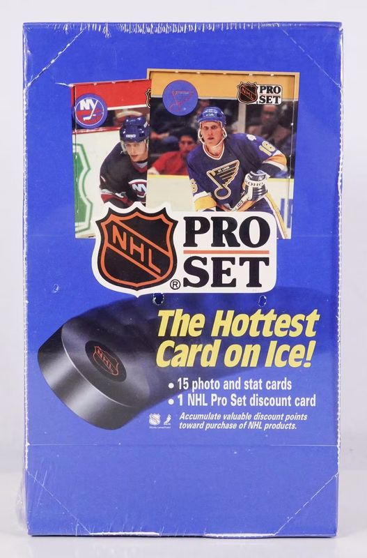 1990 Pro Set Series 1 Hockey Wax Box