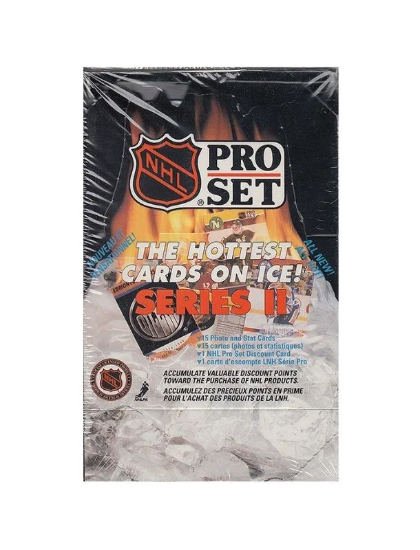 1990 Pro Set Series 2 Hockey Wax Box