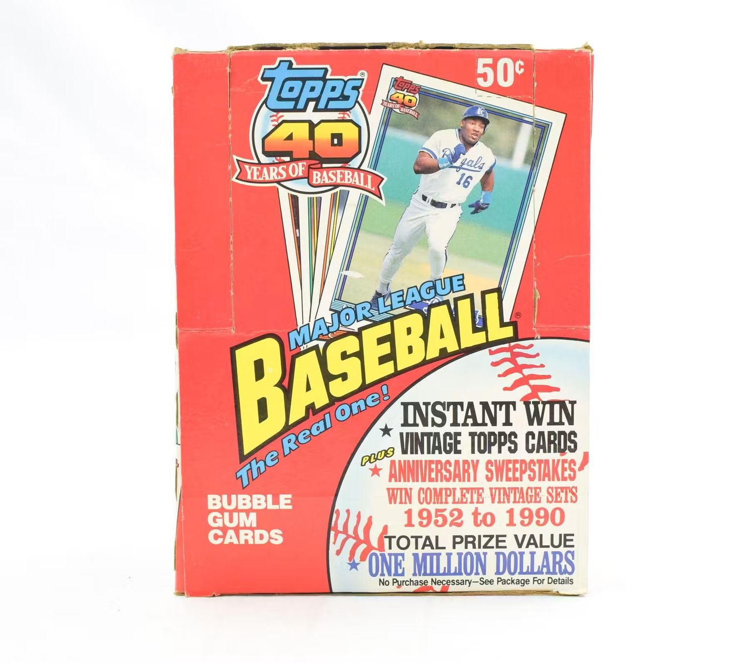 1991 Topps Baseball Wax Box